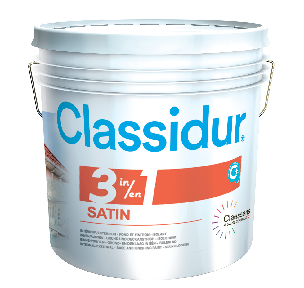 Pot de peinture isolante Classidur 3en1 Satin 5L