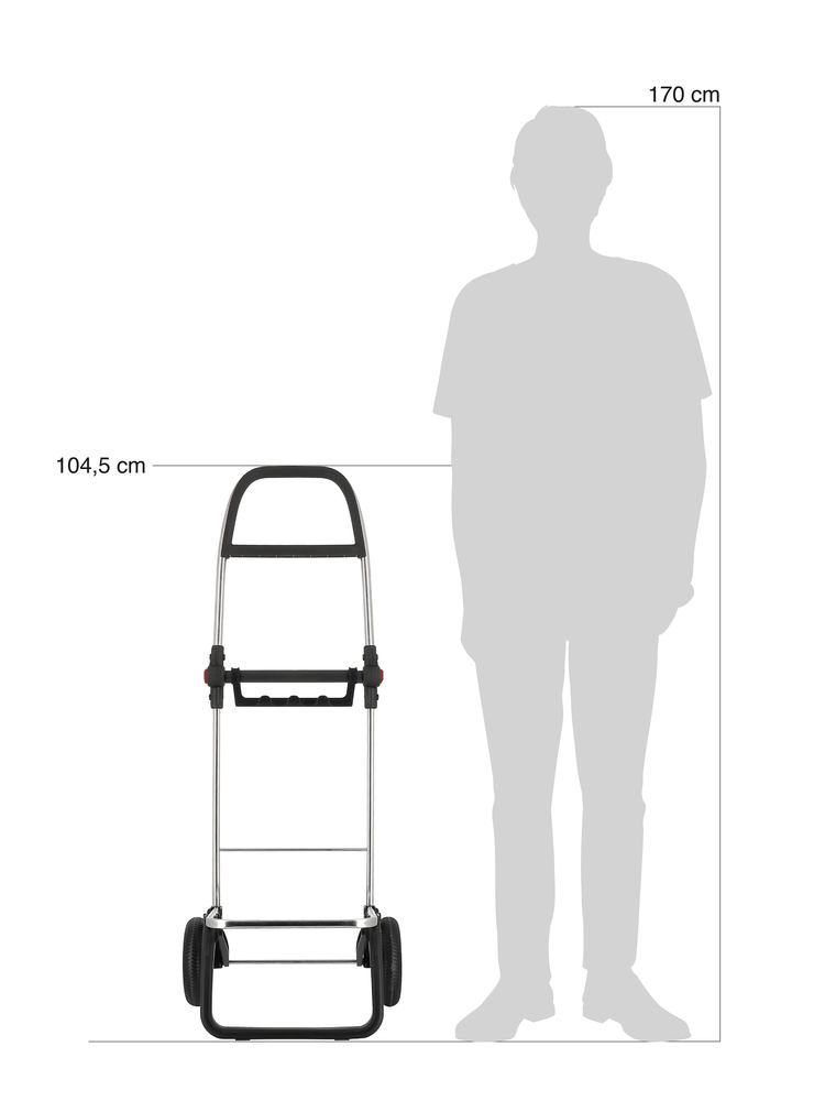 Poussette de Marché Pliable I-Max MF 2L 2 Roues 43L