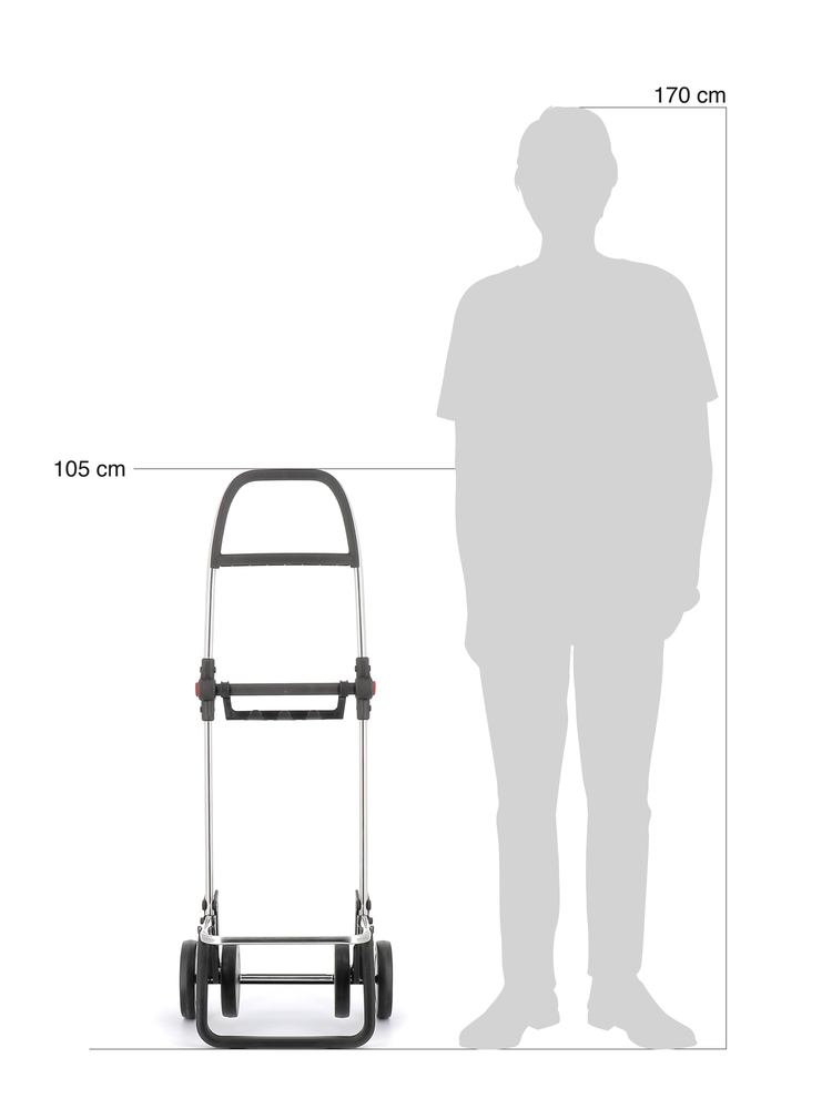 Poussette de Marché Pliable I-Max MF 4L 4 Roues - 2 Pliantes 43L