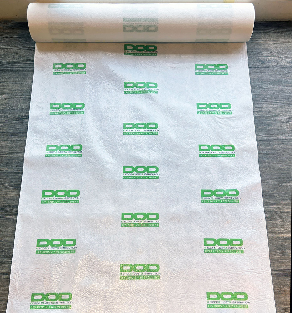 Bâche de Protection Adhésive DOD en Feutre 180g/m² 1 x 25 m