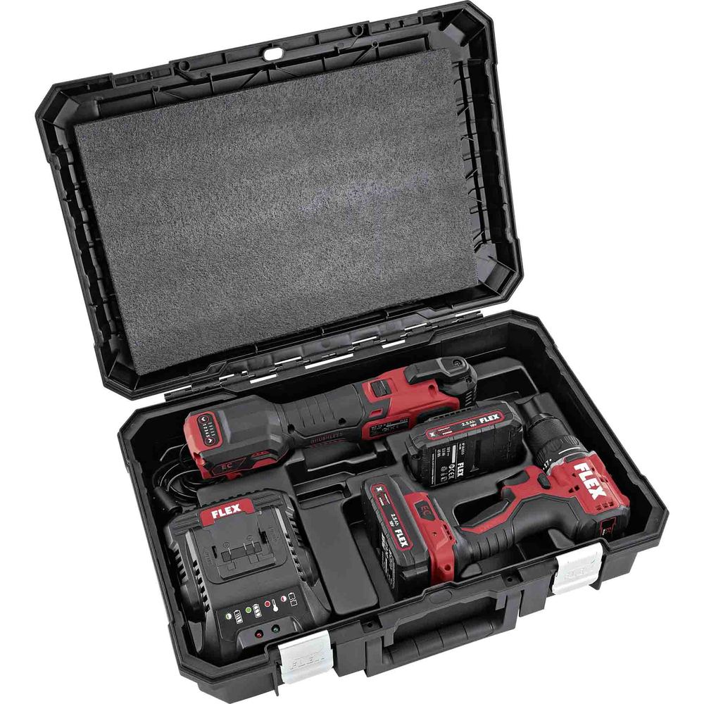 DUOpack Perceuse-Visseuse et Outil Multifonction + 2 Batteries 2.5Ah et 1 Chargeur 18V