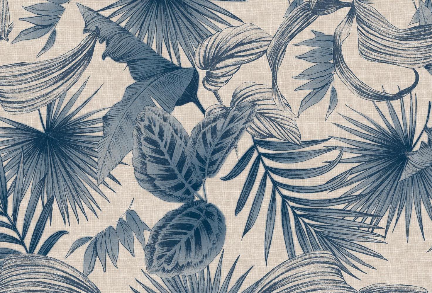 Nappe Fibranne Bergamo Borneas Blue en rouleau, 138 cm x 15 m, pour décoration de table événementielle