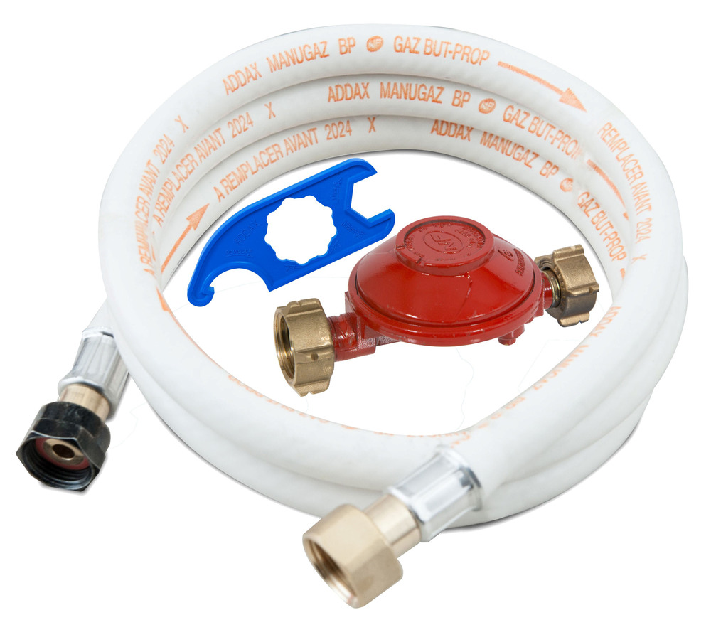 Kit BBQ Party Propane - Flexible + Détendeur 1.50 m + Clé de serrage