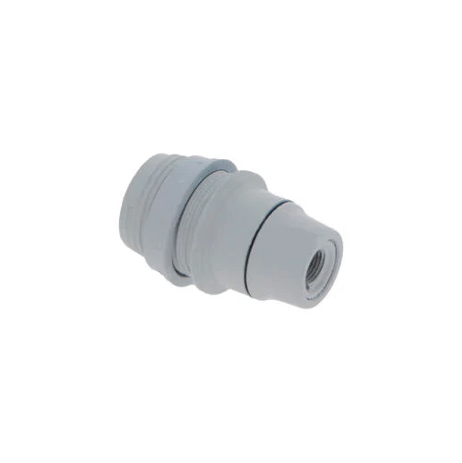 Douilles électriques E14 blanches filetées avec bagues, lot de 2, pour réparation ou création de luminaires.