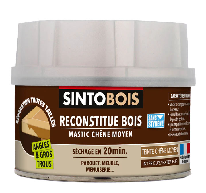 Réparation du bois et enduits