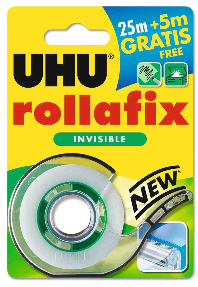 Ruban adhésif transparent 19 mm x 30 m, idéal pour le bureau et l'emballage