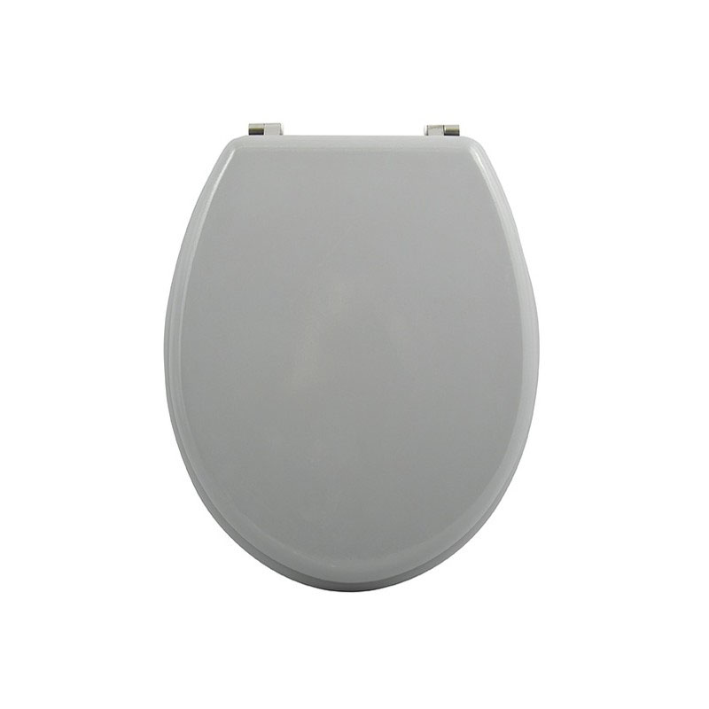 Abattant WC MDF Gris Charnières Inox