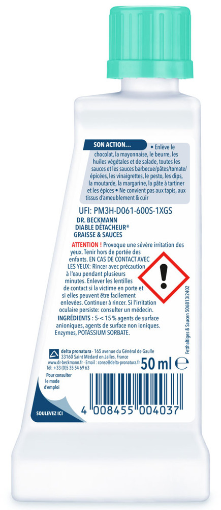 Diable Détacheur Graisse et Sauces 50 ml
