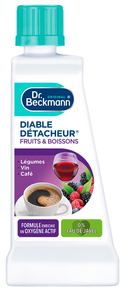 Détachant textile Diable spécial taches de fruits et boissons, flacon 50 ml