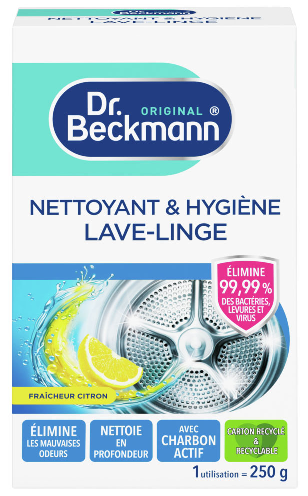 Nettoyant et Hygiène Lave-Linge 250 g, produit d'entretien pour un nettoyage en profondeur de votre machine à laver.