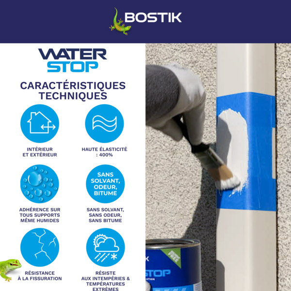 Waterstop Membrane d’étanchéité Tous Travaux 1 kg