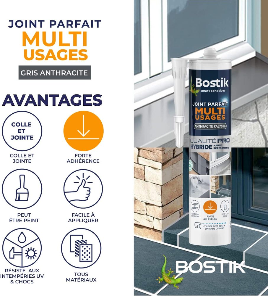Joint Parfait Mastic d'Etanchéité Multi-Usages