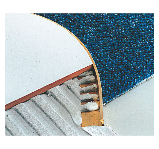 Arrêt Cintrable Incliné Aluminium Incolore 5 mm x 18 mm x 2.50 m