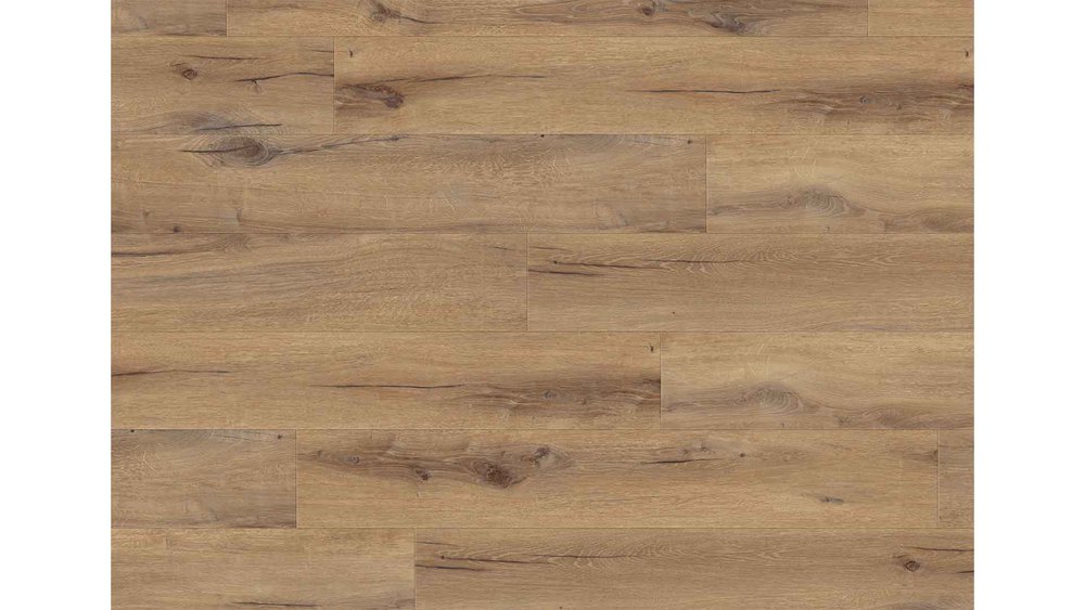Lames LVT Creation 40 XL à coller couleur Cedar Brown 230x1500 mm avec texture bois réaliste