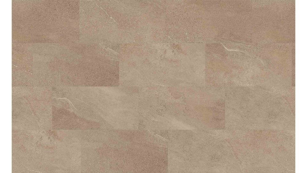Dalles LVT clipsables Creation 40 Curton Stone Taupe aspect pierre, 388.8 x 728.7 mm