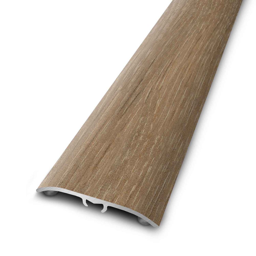 Barre de seuil multifonction Cedar Brown 93 cm x 45 mm pour parquet, sols PVC et stratifiés, aspect bois