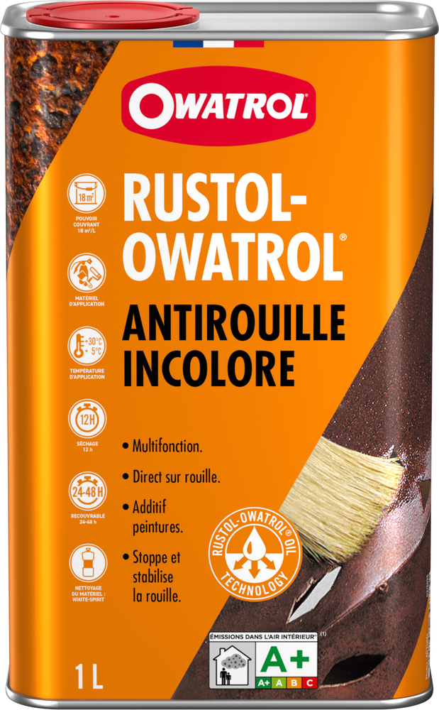 Dérouillant Rustol Anti-Rouille 1L pour protection et traitement des métaux