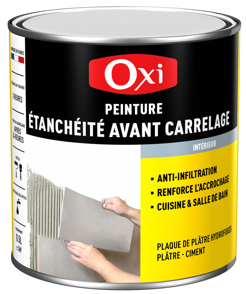 Peinture étanchéité avant carrelage anti-humidité pour salles de bain et pièces humides