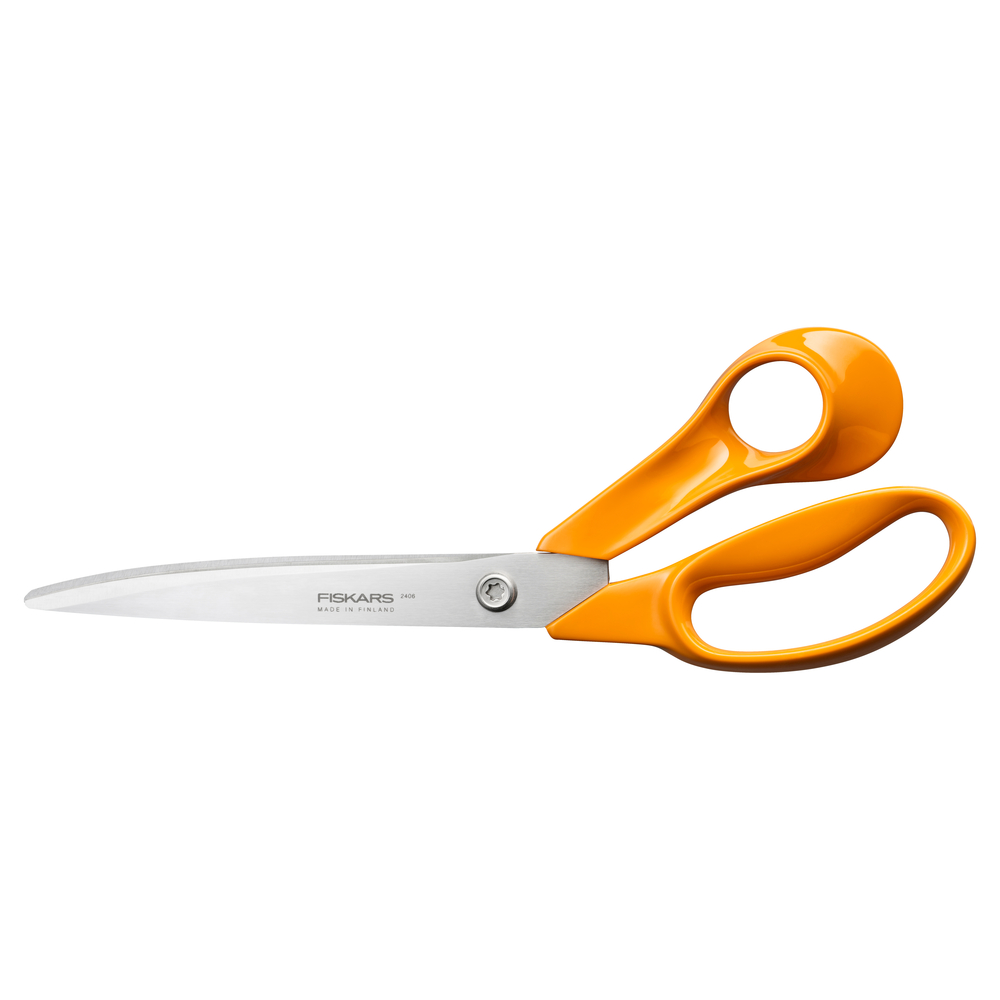 Ciseaux Universels Classic Droitier 25 cm avec lames en acier inoxydable et poignées ergonomiques.