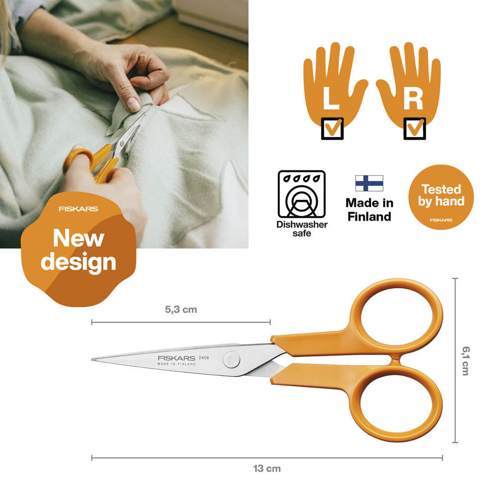 Ciseaux Classic Micro-tip Ambidextres 13 cm