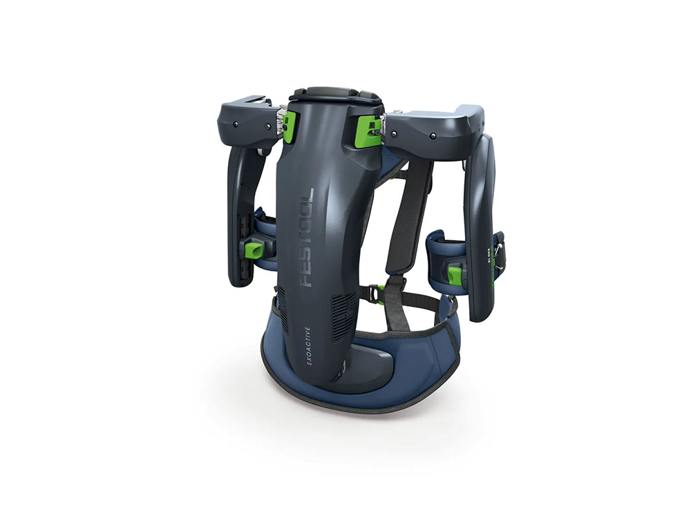 Exosquelette ExoActive EXO 18 sans batterie pour la protection du corps et l'assistance aux travaux de bâtiment