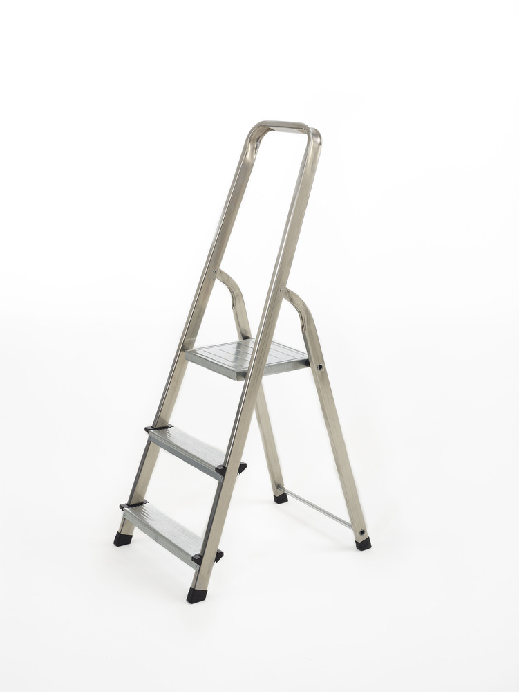 Escabeau aluminium 3 marches pliable et léger