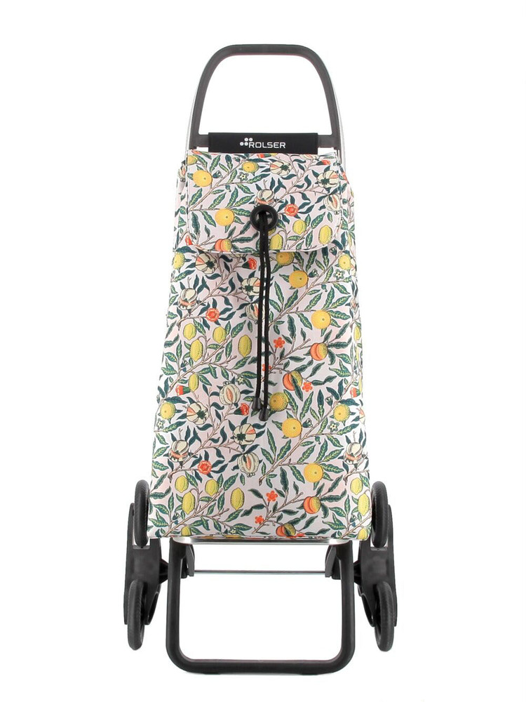  Poussette de Marché I-Max William Morris 6 Roues Monte Escaliers Motif Fruits 43L