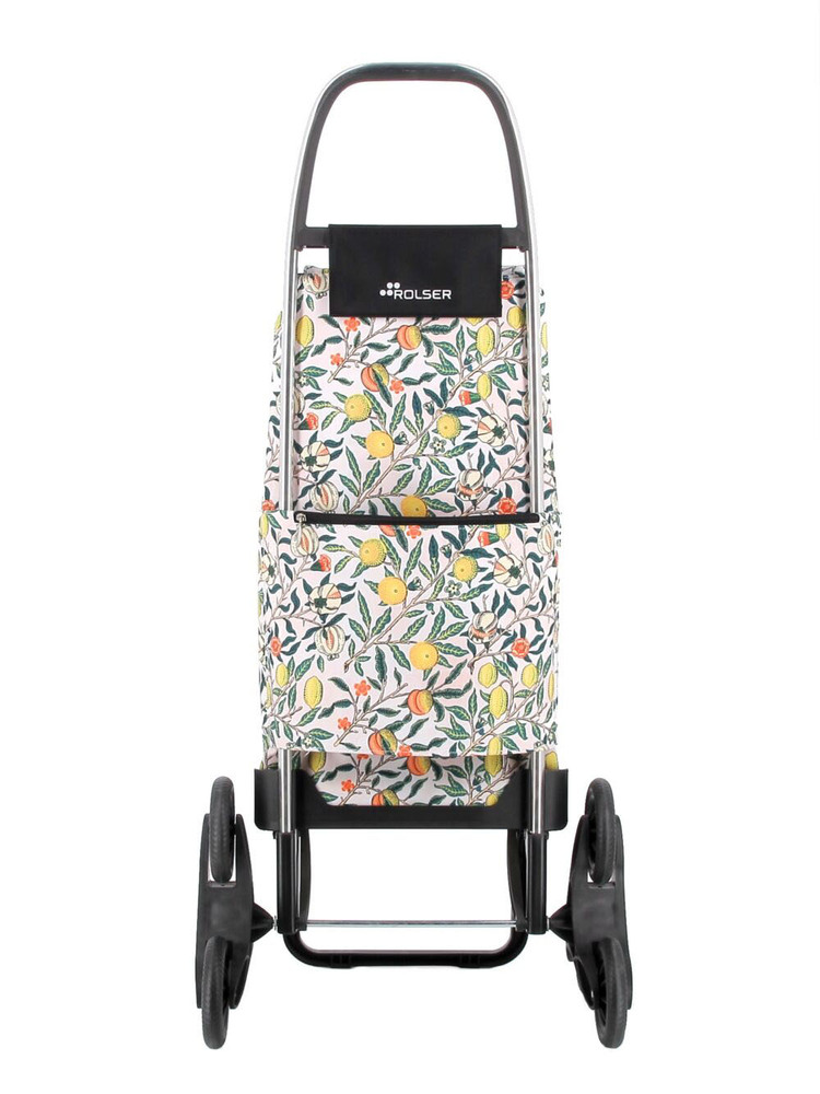  Poussette de Marché I-Max William Morris 6 Roues Monte Escaliers Motif Fruits 43L