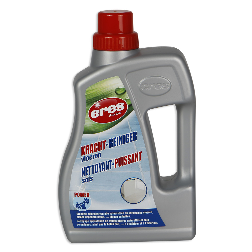 Nettoyant puissant Sols Intérieur et Extérieur, bouteille de 1 litre, pour l'entretien efficace des sols durs.