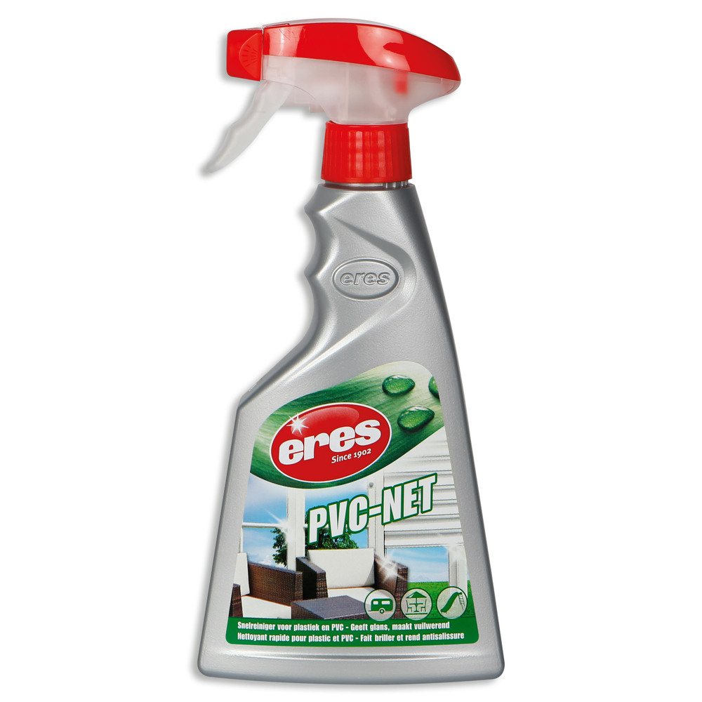 Flacon de nettoyant rénovateur PVC-Net 500 ml pour plastiques PVC