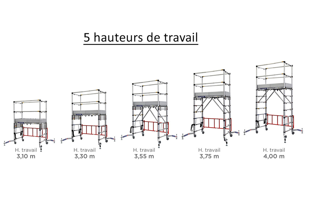 Échafaudage Roulant Télescopique Teletower 2