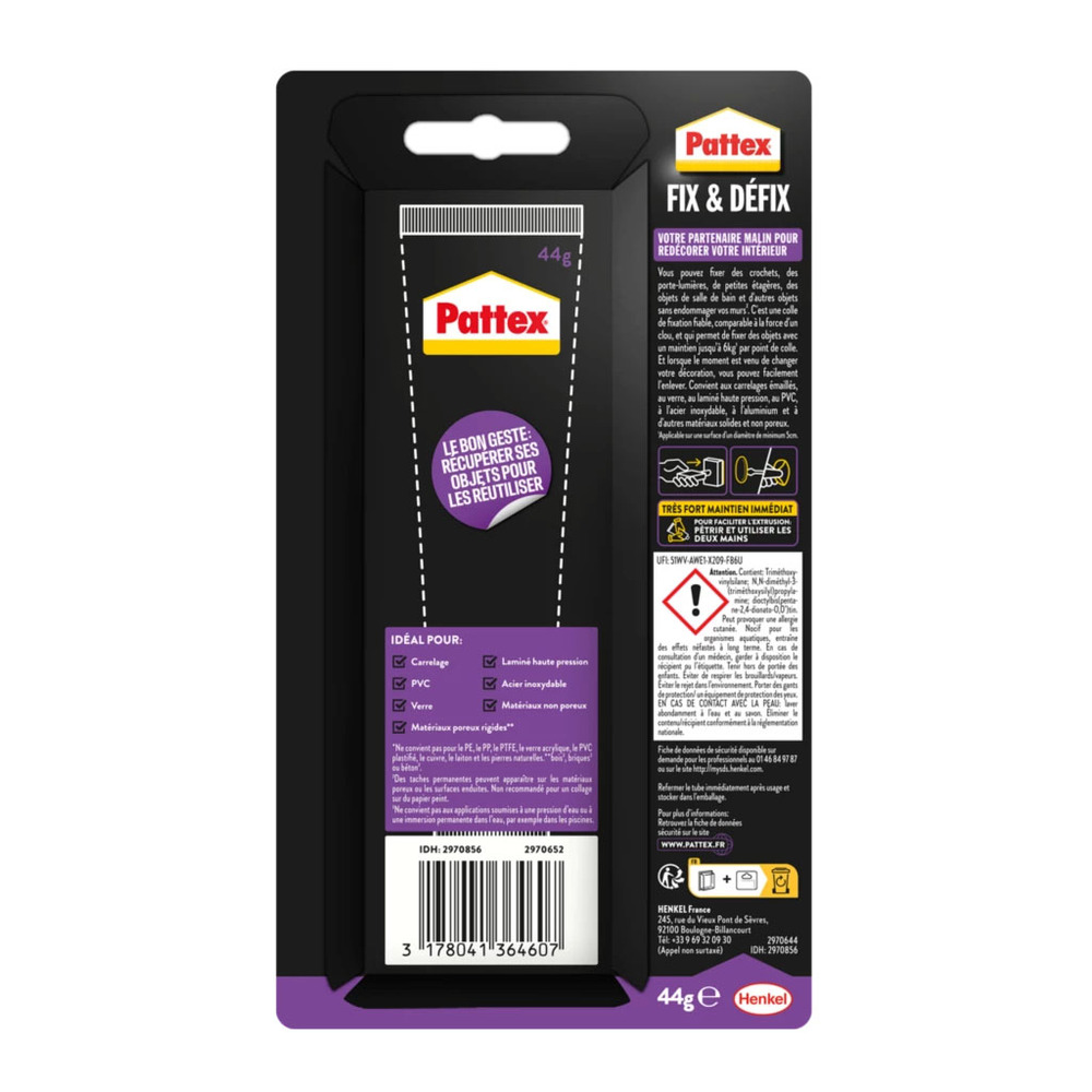 Colle Ni Clou Ni Vis Fix & Defix Tube 44 g