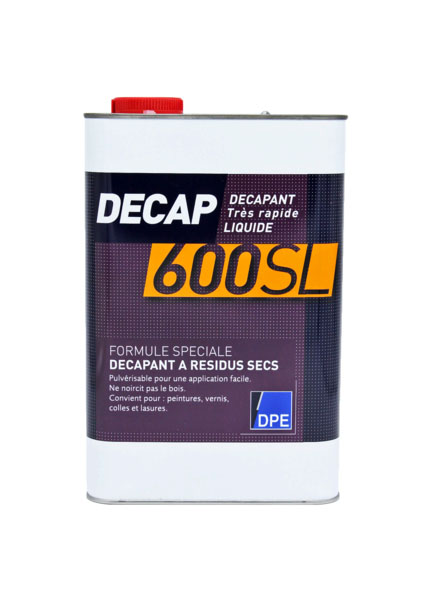 Décapant peinture et vernis Decap 600 SL pour éliminer efficacement les anciennes couches de revêtement du bâtiment