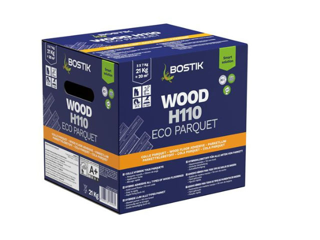 Colle parquet Wood H110 Eco en seau de 21 kg pour pose de parquet bois
