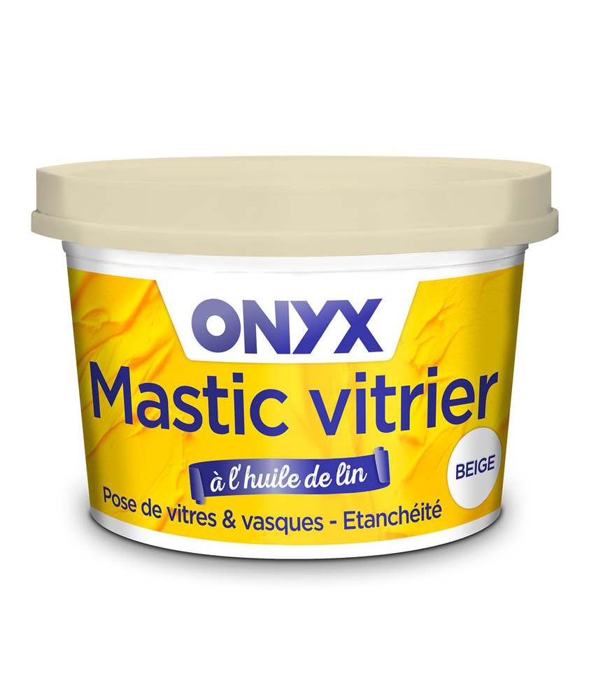 Mastic Vitrier à l'Huile de Lin Beige