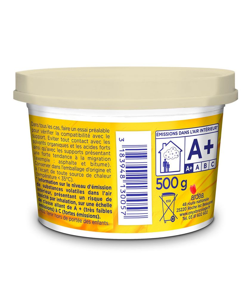 Mastic Vitrier à l'Huile de Lin Beige