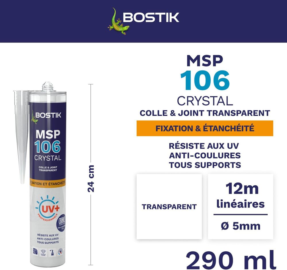 Mastic MSP 106 Invisible 290 ml