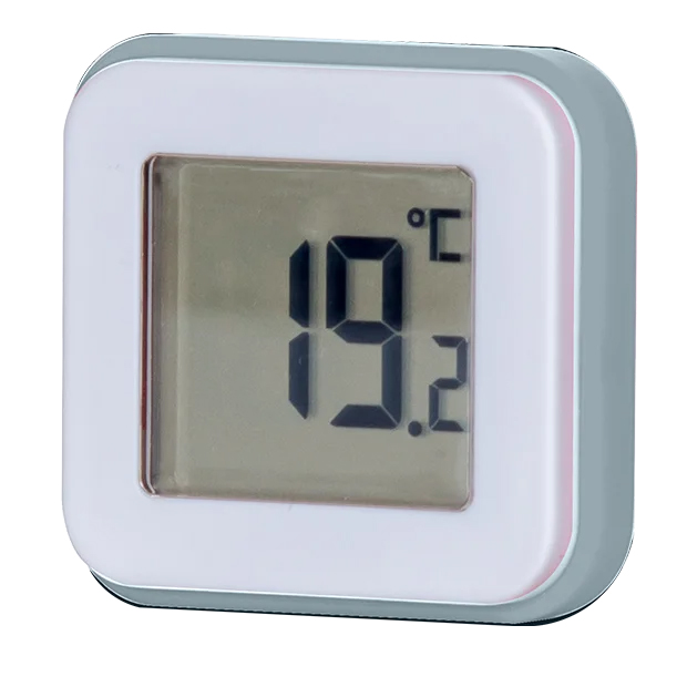 Mini Thermomètre Electronique carré blanc bleu de la marque STIL