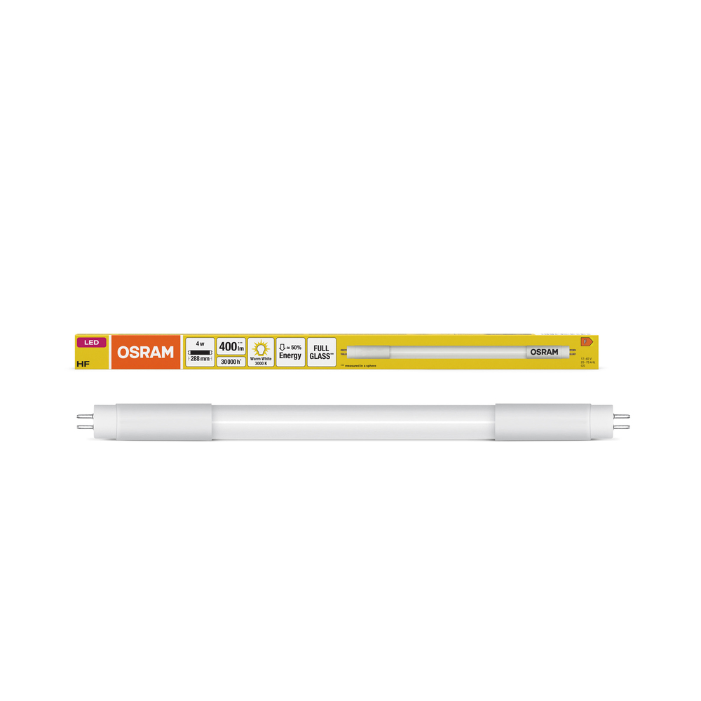 Tube LED Osram G5 SubstiTUBE opale blanc chaud équivalent 8W
