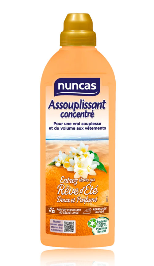 Bouteille d'assouplissant concentré Nuncas Rêve d'été