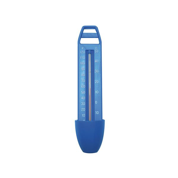 Thermomètre bleu flottant pour piscine