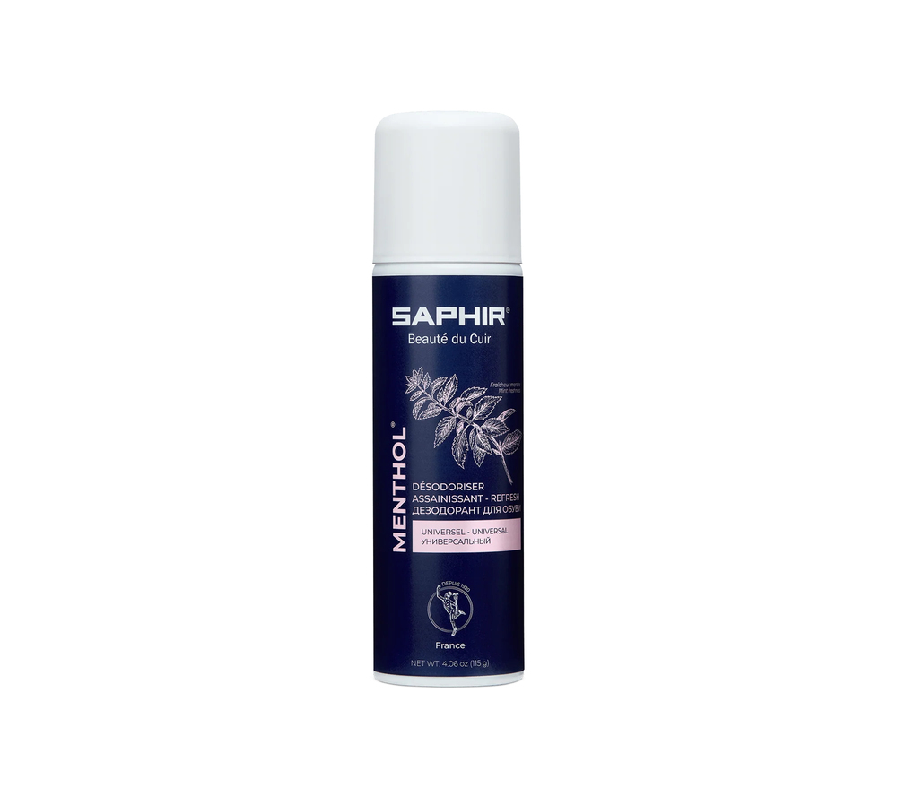 Désodorisant chaussures Menthol aérosol 200 ml pour une fraîcheur durable