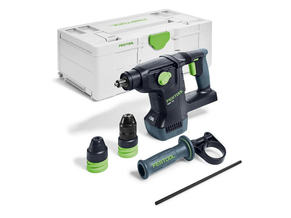 Perforateur Burineur Sans Fil KHC 18 EB-Basic Festool avec Systainer et accessoires