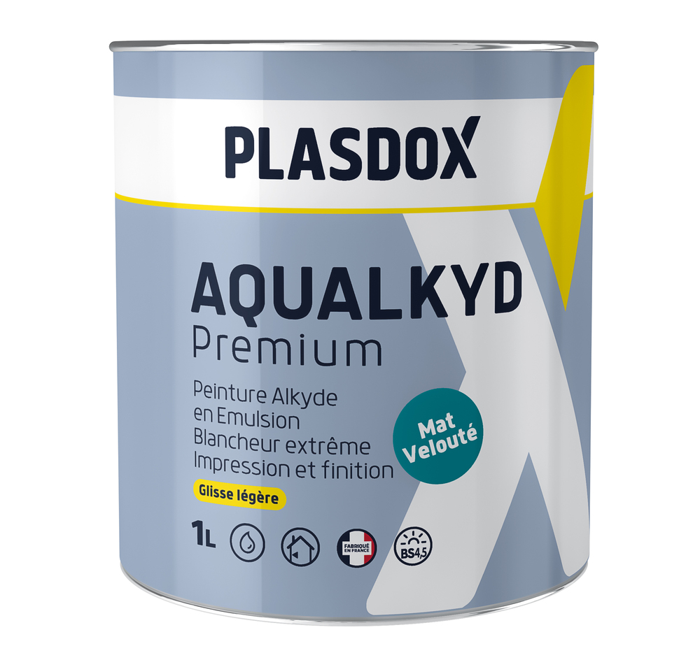 Peinture Aqualkyd Mate Veloutée Premium 1L