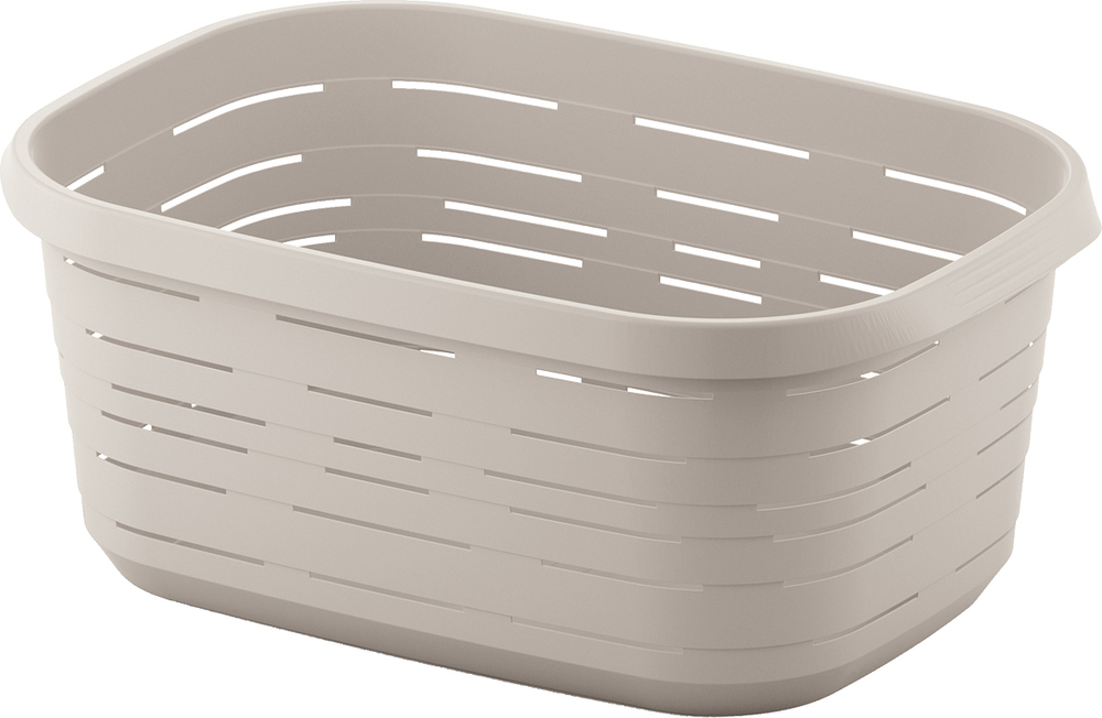 Panier à Linge Signature Beige 48L