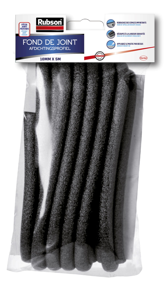 Fond de joint spécial joints profonds à découper 10 mm x 5 m