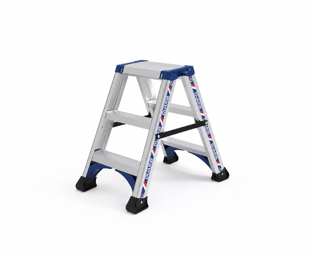 Marchepied Double Accès Alpha 2x3 Marches en aluminium robuste avec marches antidérapantes