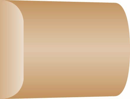 Chant plat brut en acier 20 x 5 mm, longueur 2.40 m