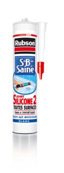 Joint Salle de Bain Saine Silicone 2 280 ml, étanchéité anti-moisissure