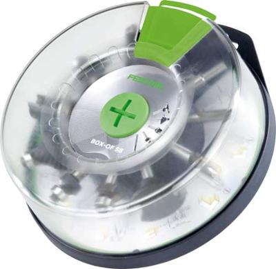 Boîte de fraises pour défonceuse Box-OF HW S8 Mix, jeu assorti en carbure de tungstène avec queue de 8mm.